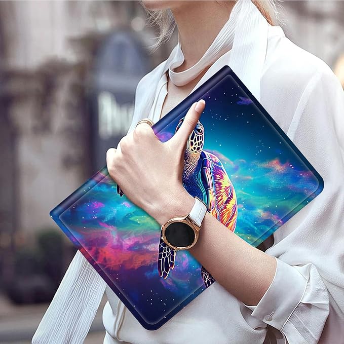 Case for All-New Amazon Fire HD 10 Tablet (13th Generation 2023 Release)Slim PU Leather Smart Cases Covers with Auto Wake/Sleep for Amazon Kindle Fire 10.1 inch TabletArt Turtle