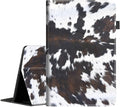 Case for All-New Amazon Fire Max 11 Tablet (13th Generation 2023 Release) Multi-Angle Stand Smart Protective Cover with Auto Wake/Sleep Cowhide Brown Black Cow