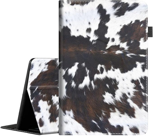 Case for All-New Amazon Fire Max 11 Tablet (13th Generation 2023 Release) Multi-Angle Stand Smart Protective Cover with Auto Wake/Sleep Cowhide Brown Black Cow