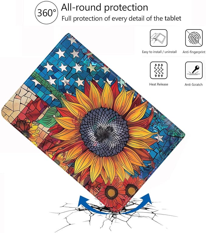 American Flag Sunflower