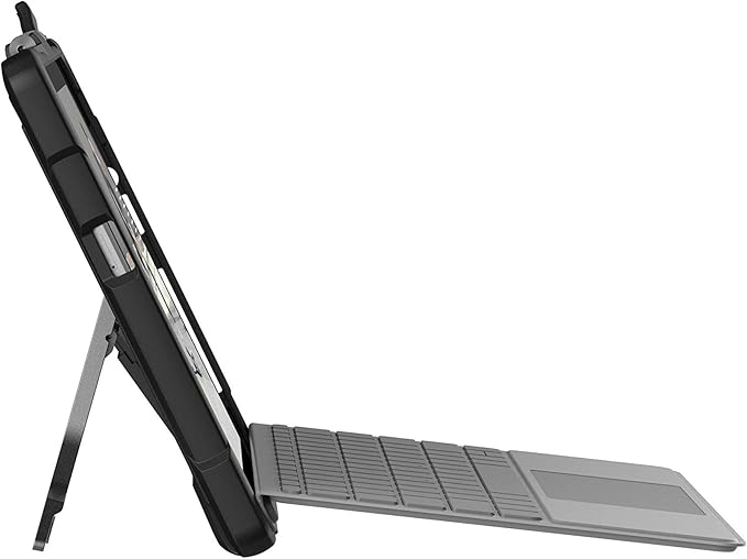 URBAN ARMOR GEAR UAG Designed for Microsoft Surface Go 4/ Surface Go 3 / Surface Go 2 / Surface Go Case 10.5 Metropolis Rugged Aluminum Kickstand Military Drop Tested Protective Cover Black