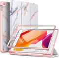 SURITCH Case for iPad 10.2 2021/2020/2019 (9th/8th/7th Generation) Shockproof Protective Smart Cover Case with Stand and Auto Sleep/Wake for iPad 10.2 Inch (Marble)