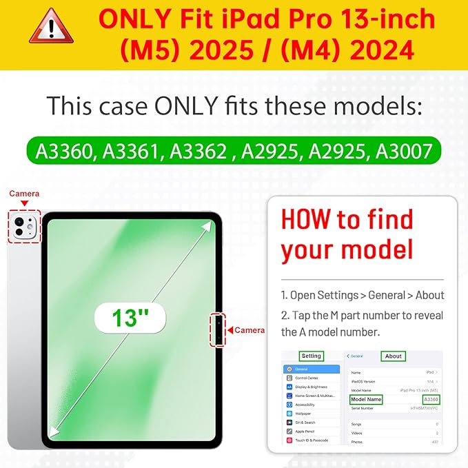 Fintie Magnetic Stand Case for iPad Pro 13-inch (M5) 2025 / (M4) 2024 - Multiple Angles Shockproof Rugged Soft TPU Cover with Pencil Holder Auto Sleep/Wake Brown
