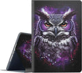 Case for iPad Air 1/2 iPad 9.7-Inch (2017/2018 Model5th/6th Generation)Adjustable Stand Auto Wake/Sleep Function Full Body Protection Cover - Purple Owl
