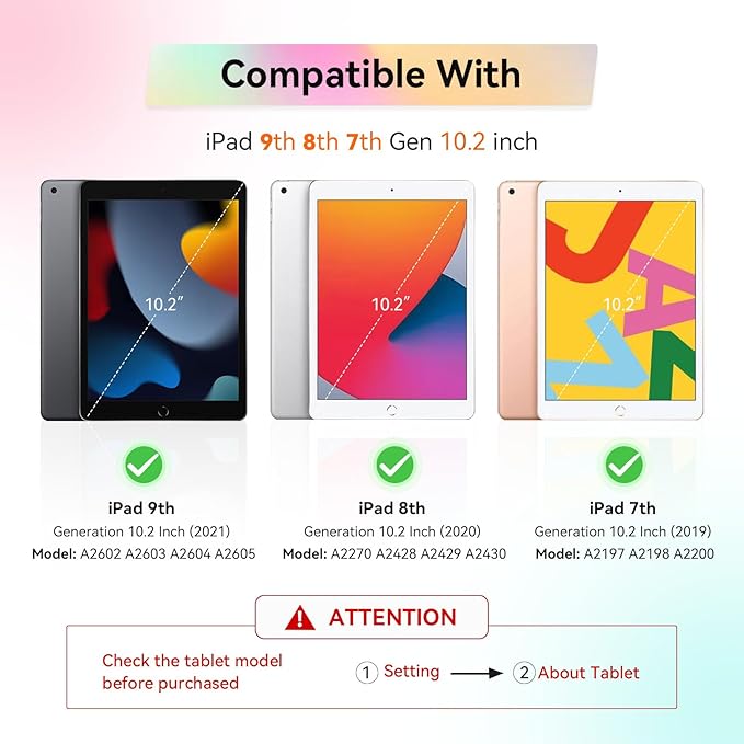 for iPad 9th Generation Case 10.2 inch for Kids Girls with Butterfly Kickstand Shoulder Strap Pencil Holder Rugged Cover for iPad 9th 8th 7th Gen 2021 2020 2019 Rose Gold