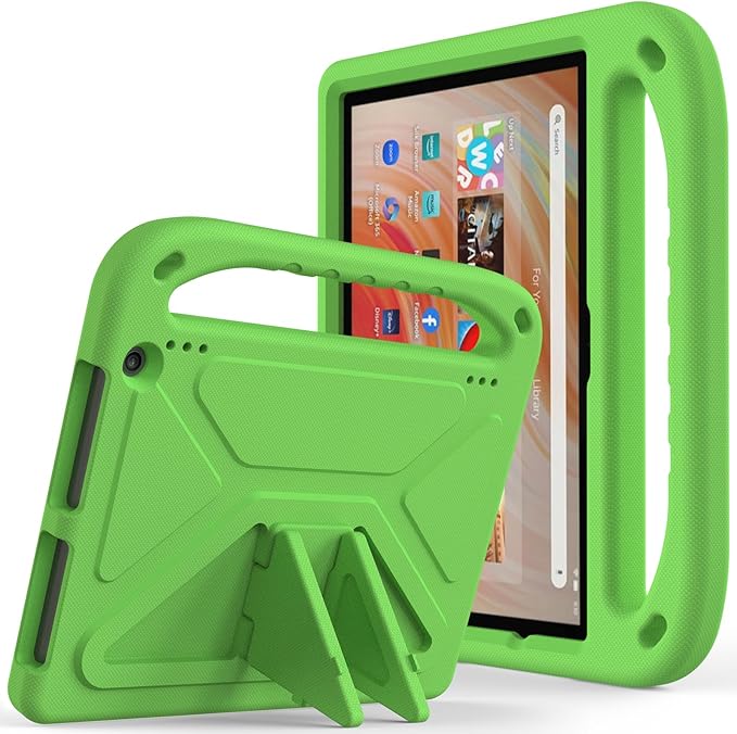 Dteck Kids Case for Fire HD 10 &amp HD 10 Plus Tablet(13th/11th Generation 2023/2021 Release)Lightweight Shockproof Kid-Proof Cover with Handle Stand for Kindle Fire HD 10 Kids Tablet 2023 2021 Gr