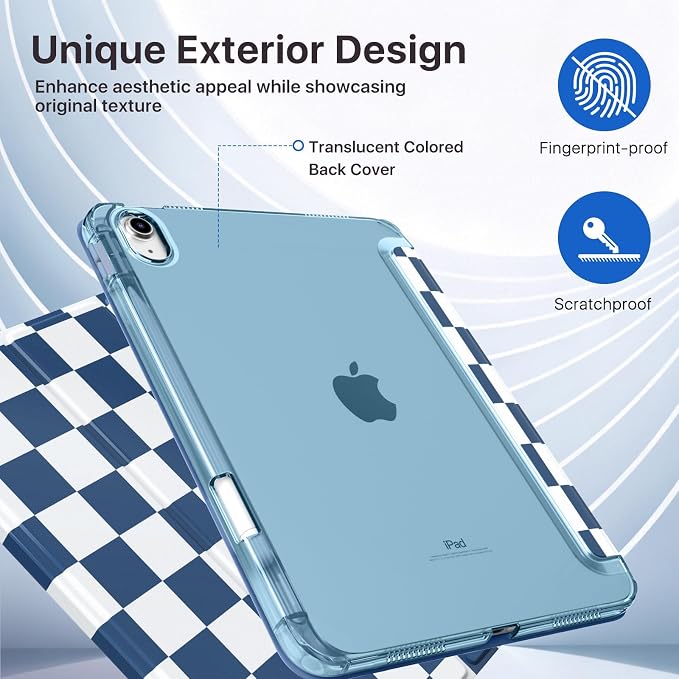 S-Checkered Navy Blue
