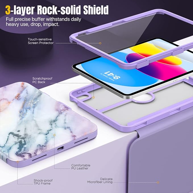 marble purple