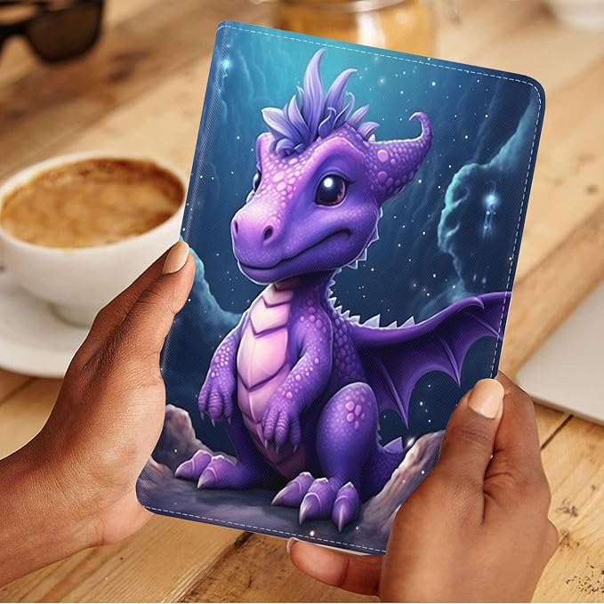 Cute blue little dinosaur