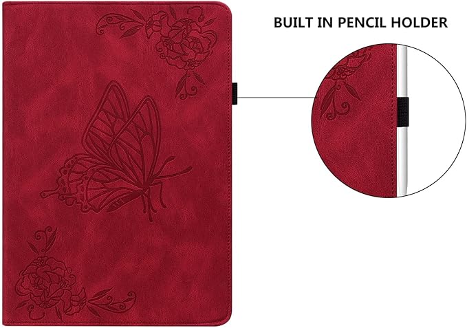 07# Red Flower Butterfly