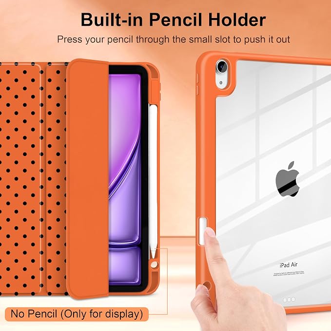 Orange polka dot