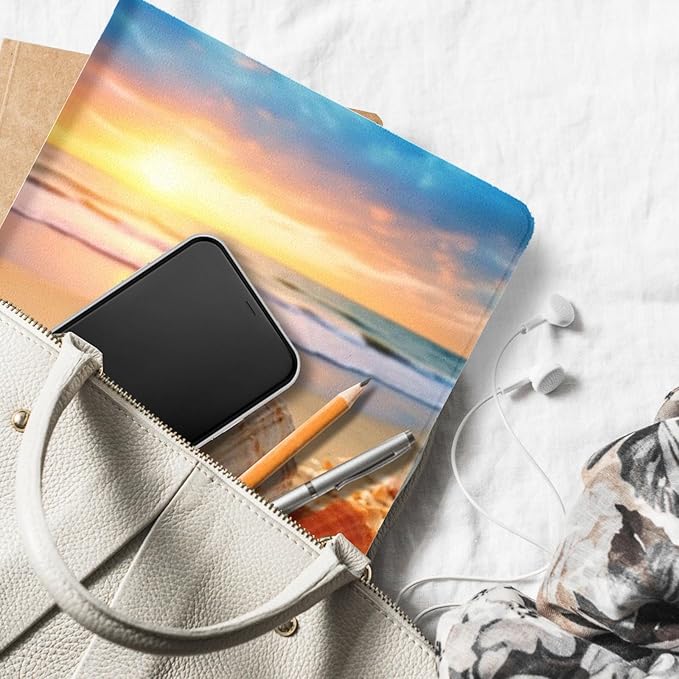 Case for iPad Air 3/Pro Generation (2019/2017) 10.5 Inch iPad CoverAutomatic Wake/SleepAdjustable Stand Protective Cover for Apple iPad 10.5 - Beach Starfish Shell Sky