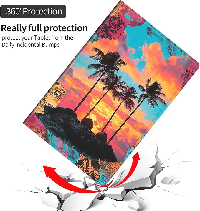 Retro Tropical Palm Tree