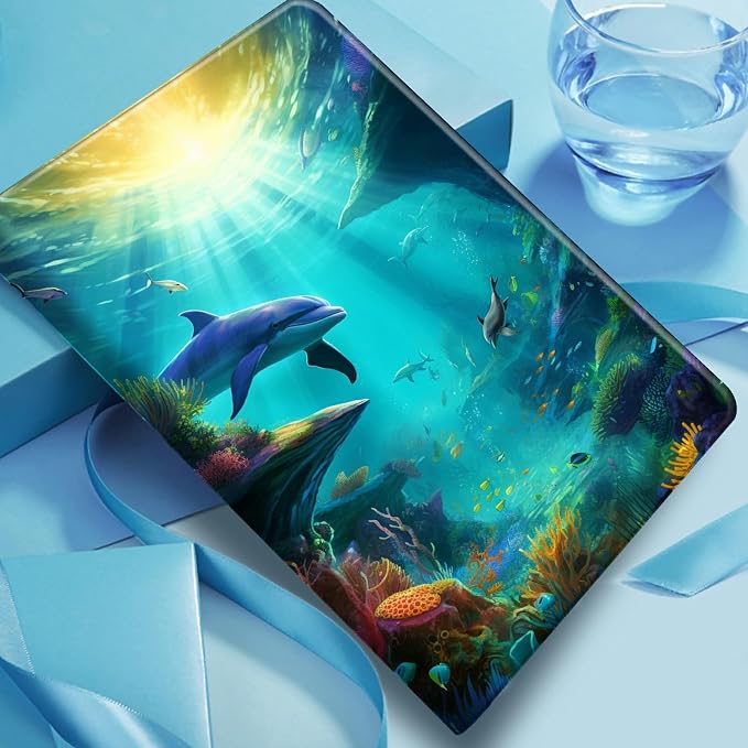 Dolphins Fish and Turtle
