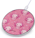 Cute Axolotl Chibi Phone Charger Magnetic Charging Pad Anti-Slip with USB Cable