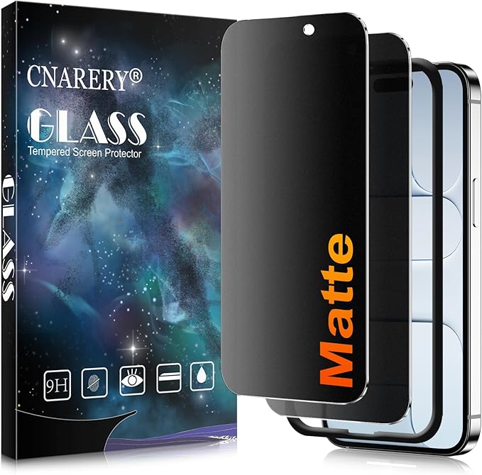 2 Pack matte privacy Screen Protector for iPhone 17 air