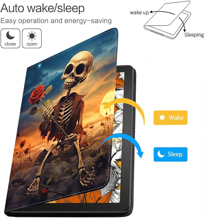 Funny Skull and Rose
