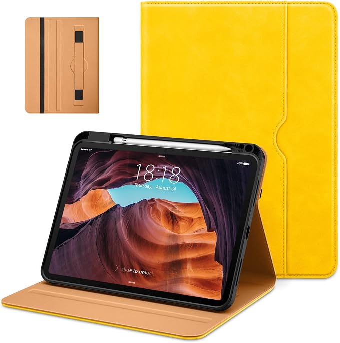 Yellow (suede leather)