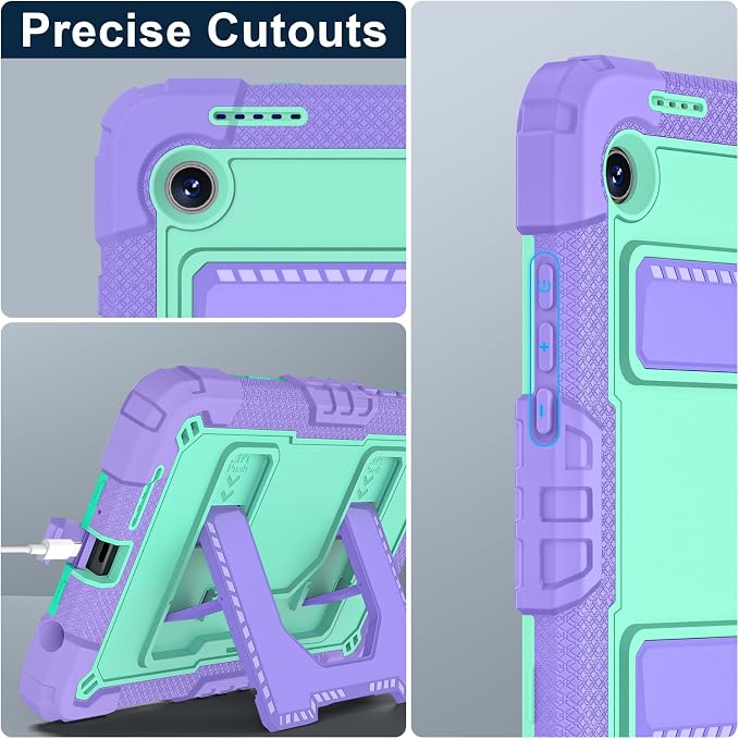 Purple + Mint Green