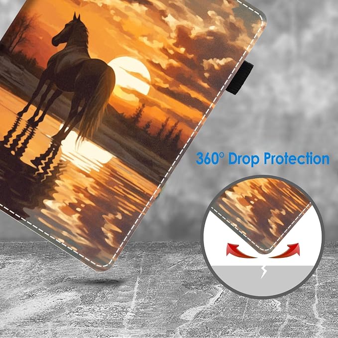 Horse At Sunset