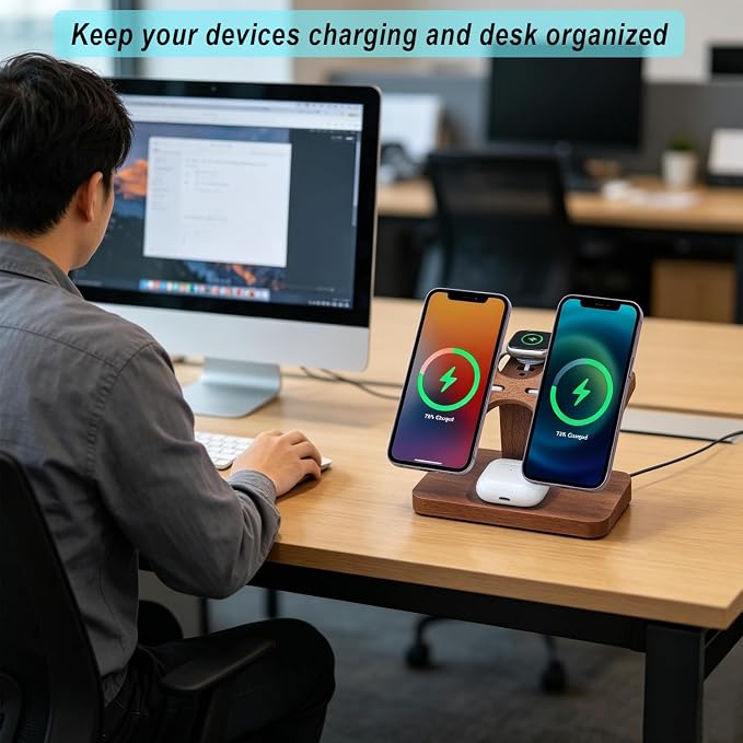 With Apple watch charger