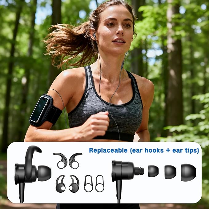 Wired Headphones Deep Bass Noise-Canceling Clear CallsMulti-Purpose In-Ear Stereo Bass Wired Earbuds with Mic Noise Reduction Compatible with iPhone 17 Pro 16 15 Android Tablets (USB C+3.5MM plug)