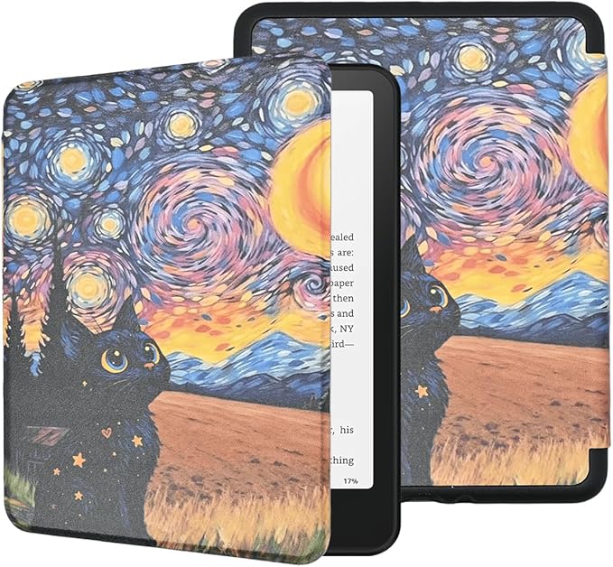 Starry Night With Cat