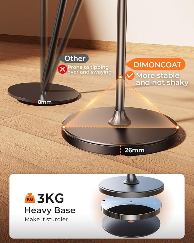 BLACK - 6X STABLE WEIGHTED BASE