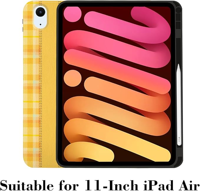 Orange Yellow Plaids Stripes
