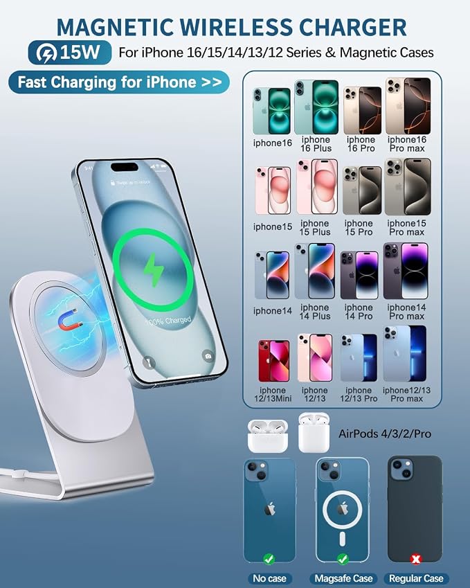 White Mag-safe Charger