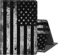 Case for Galaxy Tab A9+/A9 Plus 11 inch 2023 2024Slim Leather Multi-Angle Stand Folio Cover Auto Wake/Sleep for Samsung Galaxy Tab A9 Plus Tablet SM-X210/X216/X218Black American Flag
