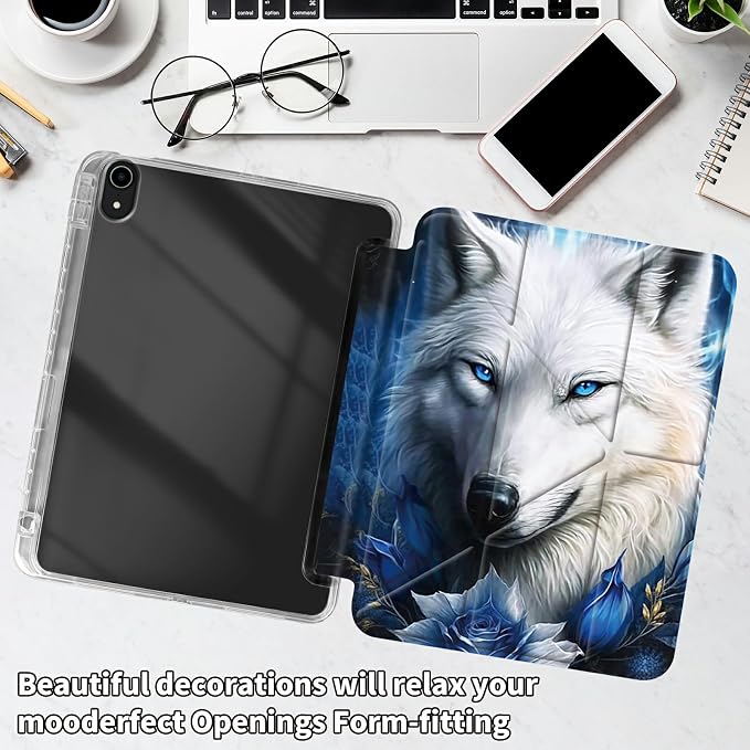 Bule Rose Wolf