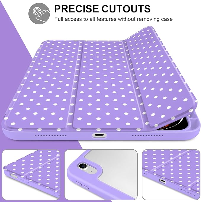 Purple white dot