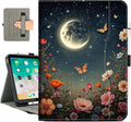 Vimorco Case for iPad (A16) 11th Generation 11 inch (2025)for iPad 10th Gen 10.9 inch (2022) Pencil Holder&ampHand Strap&ampPocketMultiple Stand Protector Folio CoverAuto Wake/SleepBlack Moon F