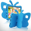 Kindle Fire HD 8 2020 Tablet Case Kids HD 8 2020 10th 12th Generation Butterfly Case with Kickstand Light EVA Full Boby Rugged Shockproof Kid-Proof Kids Tablet Cover for Girls Gift (Blue)