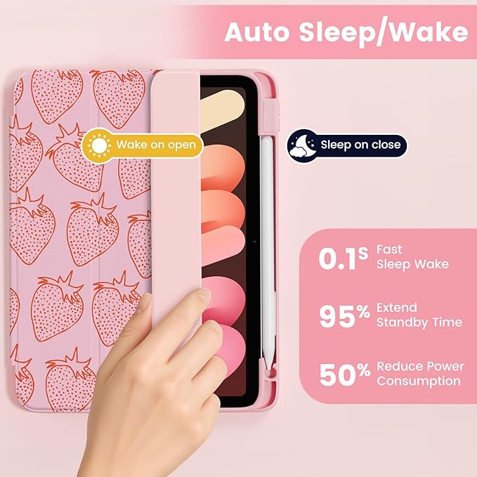 Case Compatible with iPad (A16) 11th Generation 11 Inch 2025/10th Generation 10.9 Inch 2022 Shockproof Hybrid Slim Stand Cover with Clear Back Shell &amp Pencil Holder Auto Wake/Sleep Z010
