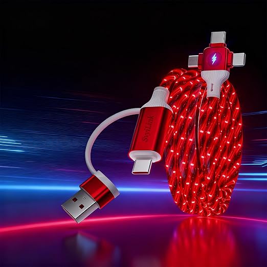 USB 6in1 Crossing Starry Red