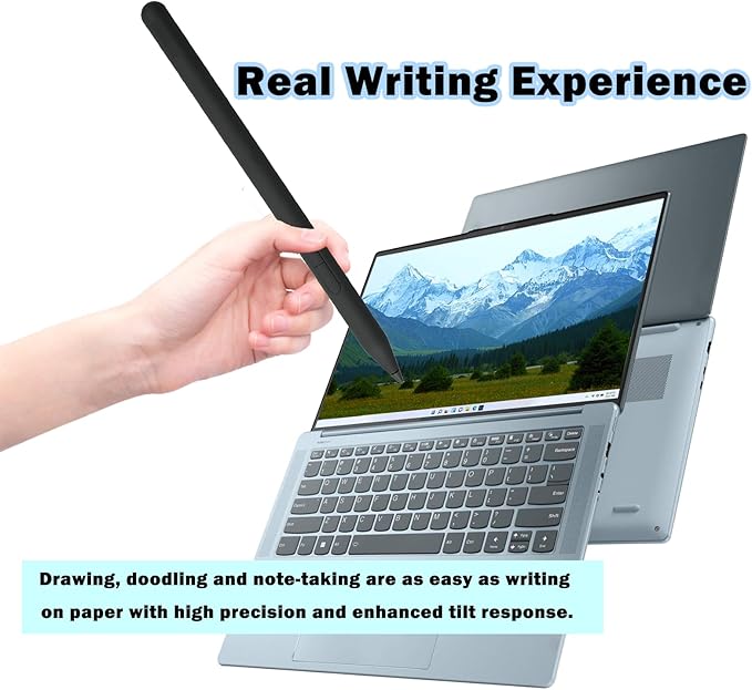 Stylus Yoga Pen for Lenovo Yoga Pen (4X81Q95846)Yoga Stylus (WE05/ US501/US502) for Lenovo Yoga 6/7i/9i/Book 9i ThinkPad P/X1 Series ThinkBook Chrome3/5 SeriesIdeaPad Flex Series(Black)