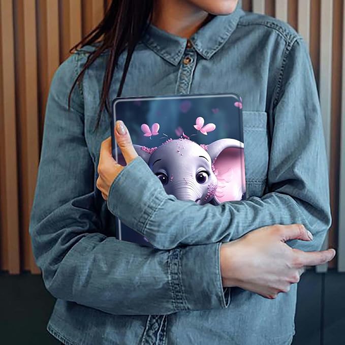 Elephant and Pink Hearts