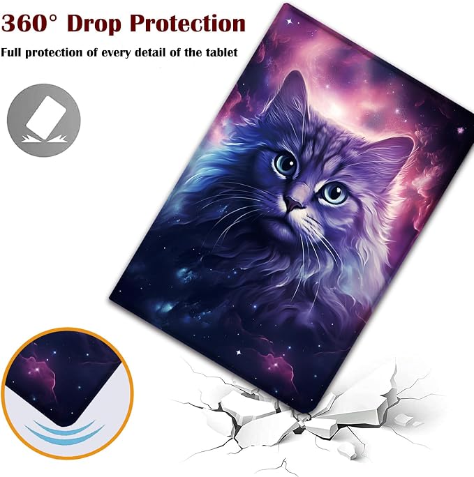 Purple Galaxy Cat
