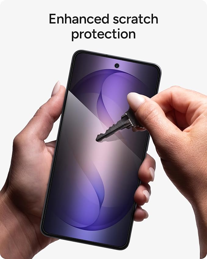 ZAGG Glass Elite Privacy Samsung Galaxy S26 Screen Protector - Tempered Glass 5X Stronger Impact Protection 2-Way Privacy Filter Smudge-Free ClearPrint Case Friendly Easy Install