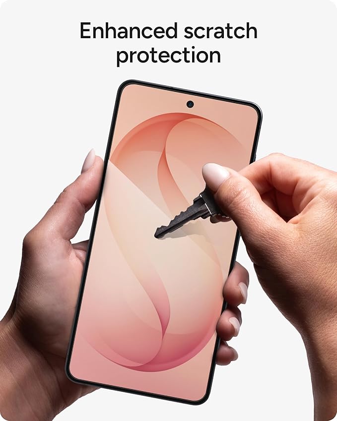 ZAGG Glass Elite Samsung Galaxy S26+ Screen Protector - 5x Stronger Tempered Glass Fingerprint Scanner Compatible 30% Recycled Glass InvisibleShield Easy Install PerfectFit
