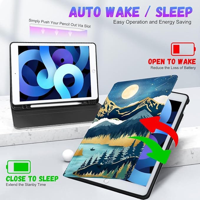 for ipad 9/8/7th-Mountain