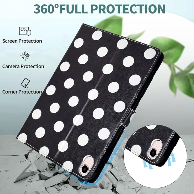 02 Black Polka Dots