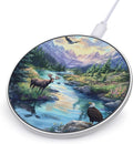 Mooses Eagle1 in The Mountains Phone Charger Magnetic Charging Pad Anti-Slip with USB Cable