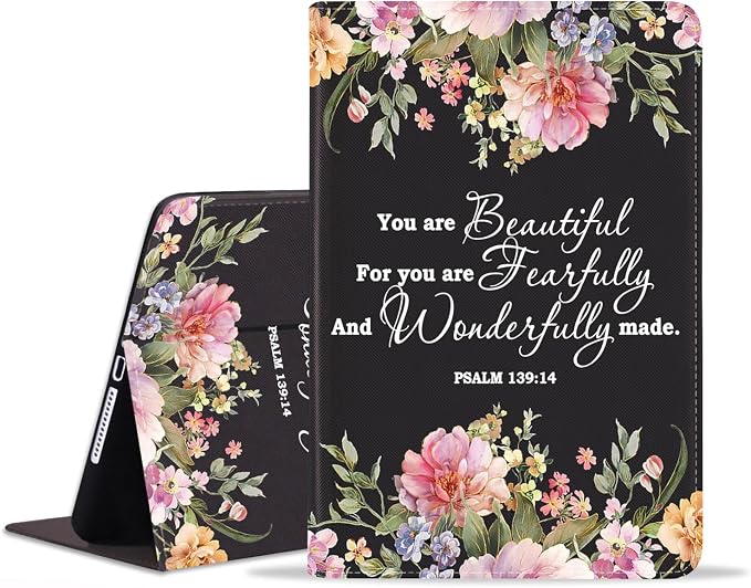 Floral Quote Bible Verse Psalm 139:14