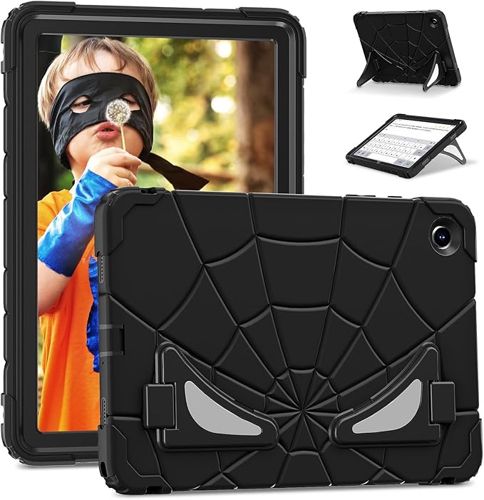 Compatible with Samsung Galaxy Tab A9 Plus 11 inch (SM-X216B)(2023) Tablet CaseLightweight Shockproof Rugged Protective Cover with Kickstand for Kids Children Boys Babies Black