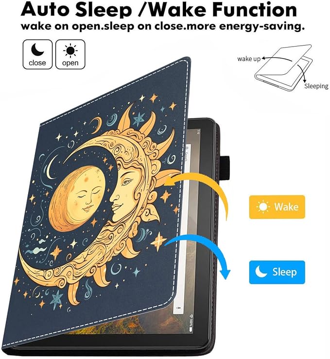 Magic Celestial Theme Sun with Crescent Moon