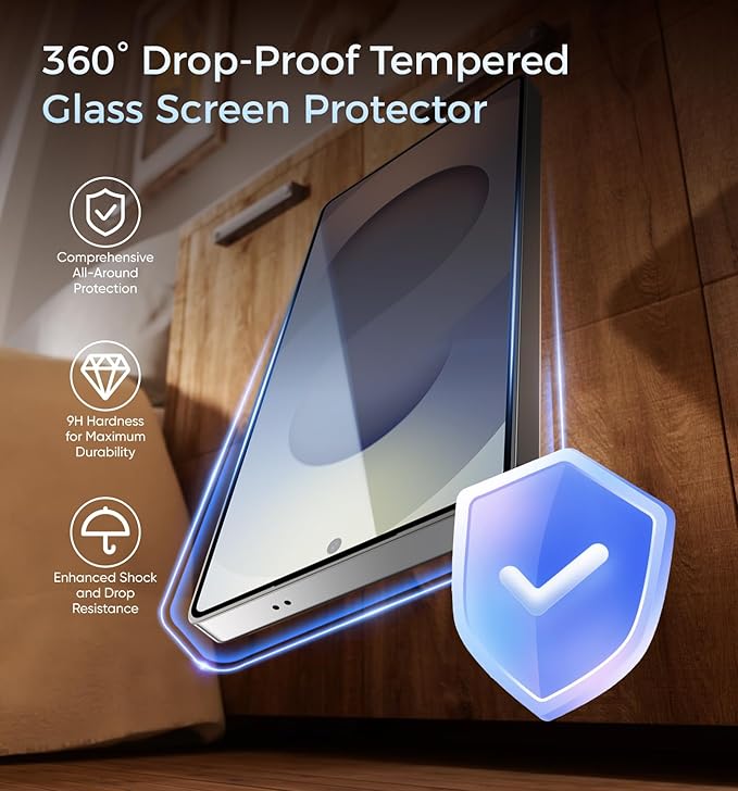 MAGIC JOHN 2 Pack for Samsung Galaxy S25 Ultra Screen Protector with Shatterproof Tempered Film Auto Dust-Elimination Bubble Free &amp HD Clear Easy Installation for Samsung Galaxy S25 Ultra