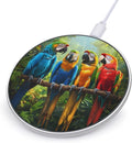 Parrot Bird Colorful Wireless Charger Anti-Slip Wireless Charging Pad Slim Charger Mat for Men Women